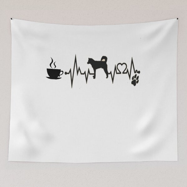 Item preview, coffee and korean jindo designed and sold by Anoirshop ⭐⭐⭐⭐⭐.