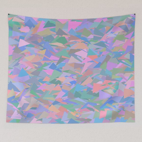 Item preview, Rainbow Pastel Triangles designed and sold by inkyblackroses.