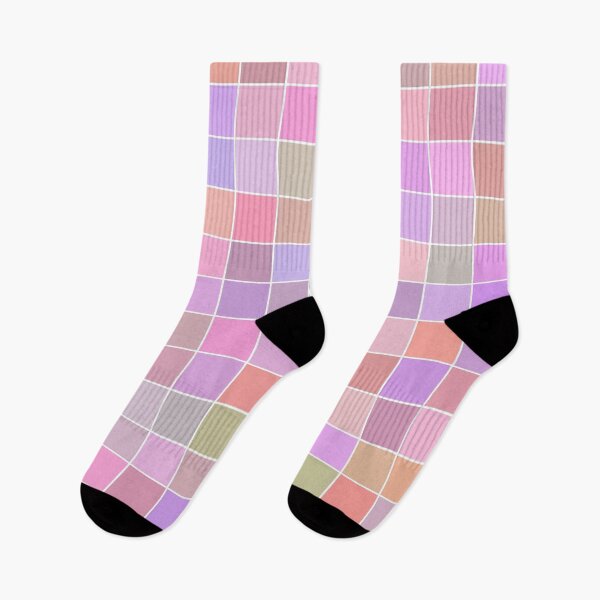 Item preview, Pink Geometric Square Mosaic designed and sold by inkyblackroses.