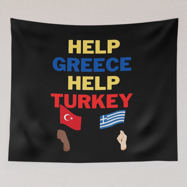 Item preview, Help Greece Help Turkey designed and sold by 2Cheesy4U.