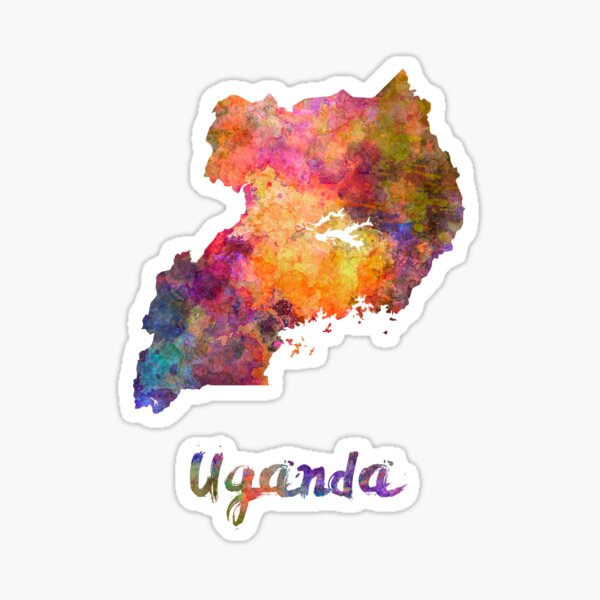Item preview, Uganda in watercolor designed and sold by paulrommer.