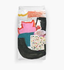 cat tails 3 Duvet Cover