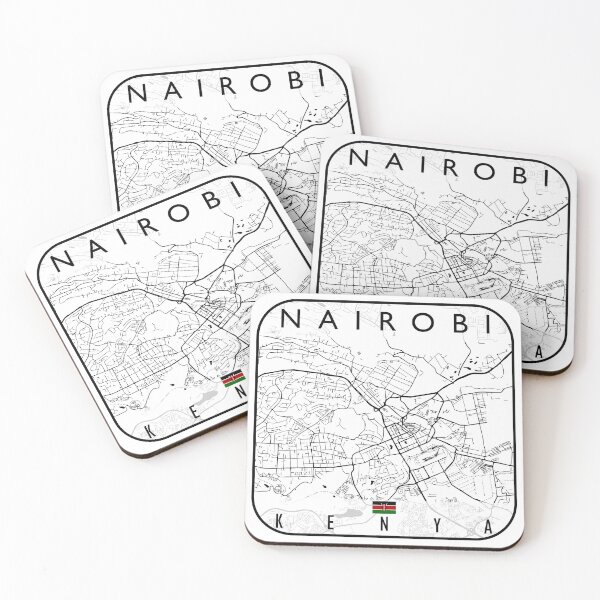 Item preview, NAIROBI MAP KENYA designed and sold by hatimelhag.