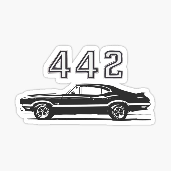 Oldsmobile Cutlass Supreme Muscle Car Sticker for Sale by KWJphotoart