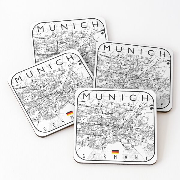 Artikelvorschau, MÜNCHEN KARTE DEUTSCHLAND entworfen und verkauft von hatimelhag.
