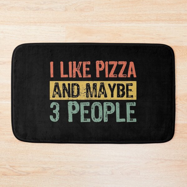 Item preview, I like Pizza and Maybe 3 People  designed and sold by meedTee.