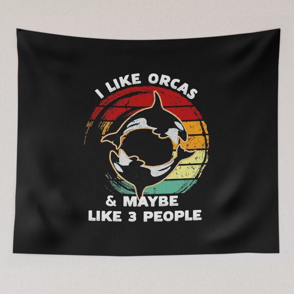 Item preview, I Like Orca and Maybe Like 3 People designed and sold by franktact.