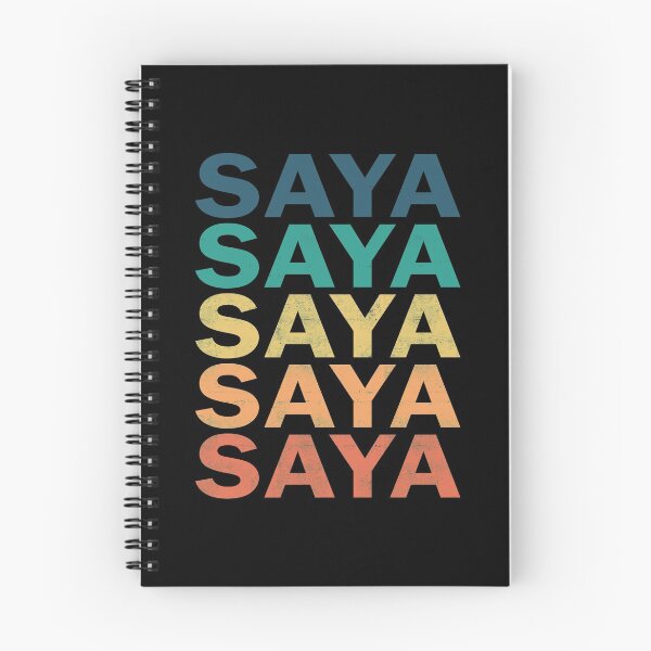 Item preview, Saya Name T Shirt - Saya Vintage Retro Saya Name Gift Item Tee designed and sold by cattontawn.