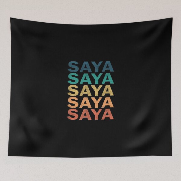Item preview, Saya Name T Shirt - Saya Vintage Retro Saya Name Gift Item Tee designed and sold by cattontawn.