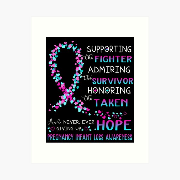 Item preview, Supporting Fighter Pregnancy Infant Loss Awareness designed and sold by largellie.