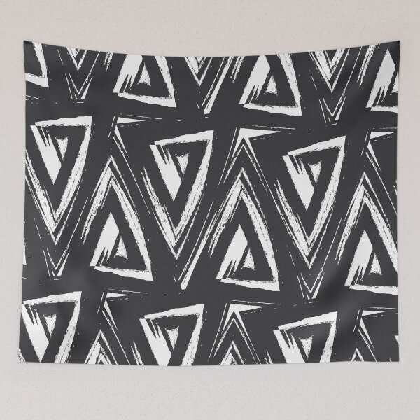 Item preview, Black and White Triangles designed and sold by 74tdesign.