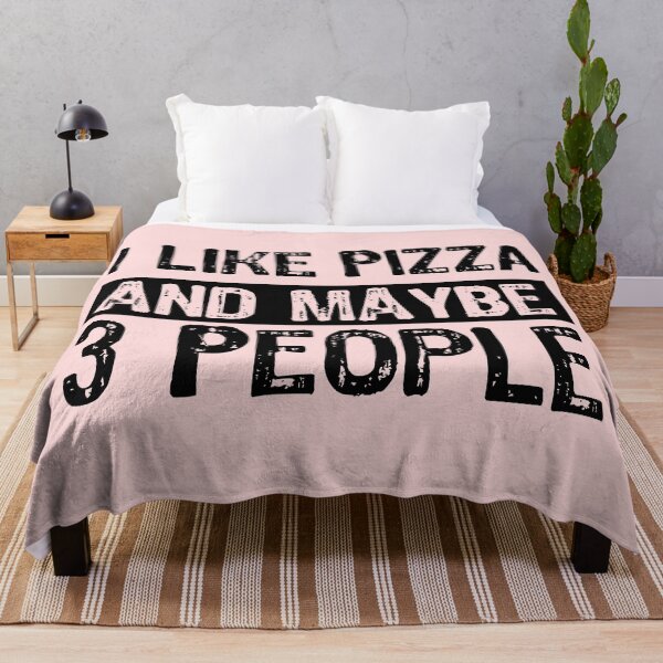 Item preview, I like Pizza and Maybe 3 People designed and sold by meedTee.