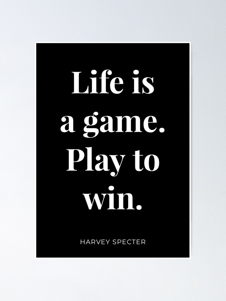 Inspiring Quotes - Be Positive on X: Life is a game. Play to win.  #TuesdayThoughts  / X