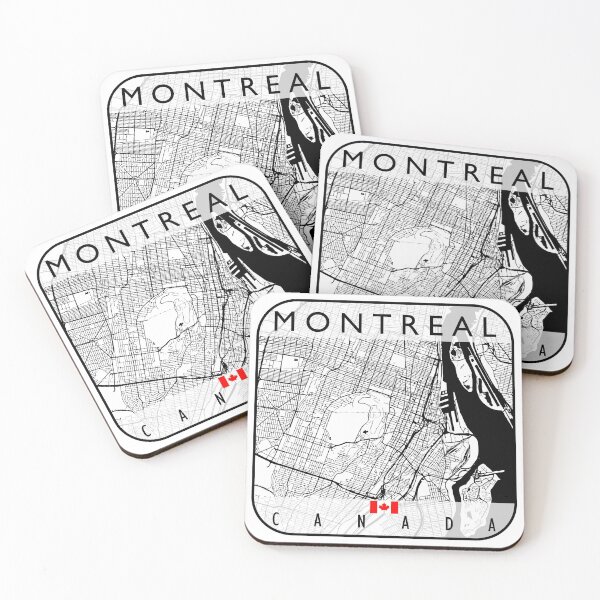 Item preview, MONTREAL MAP CANADA designed and sold by hatimelhag.