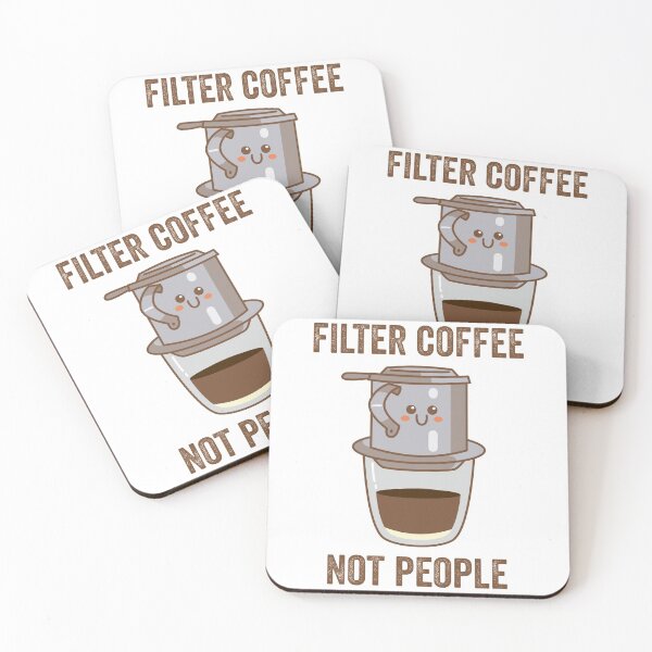 Item preview, Filter Coffee, Not People Kawaii Ca Phe Phin designed and sold by MeowsAndMakes.
