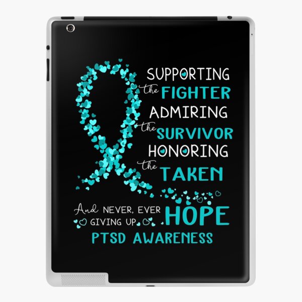 Supporting Fighter PTSD Awareness iPad Skin