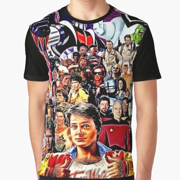 80s Movies collage Graphic T-Shirt
