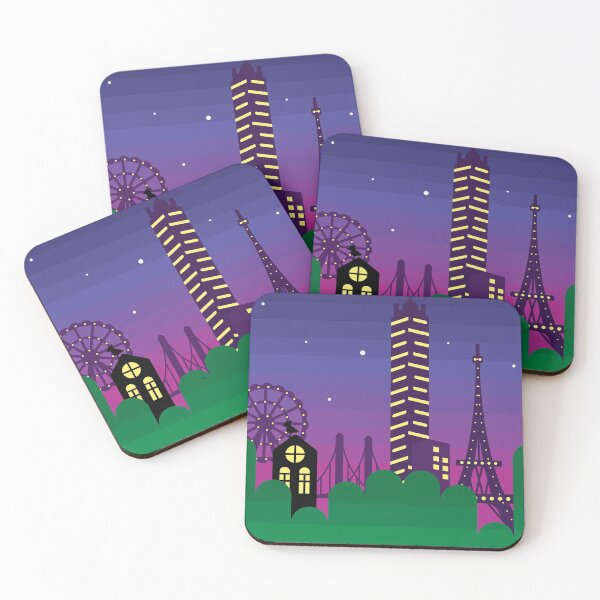 Item preview, Midnight Cityscape designed and sold by Benlocreative.