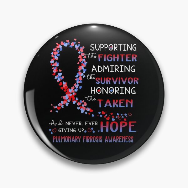 Item preview, Supporting Fighter Pulmonary Fibrosis Awareness designed and sold by largellie.
