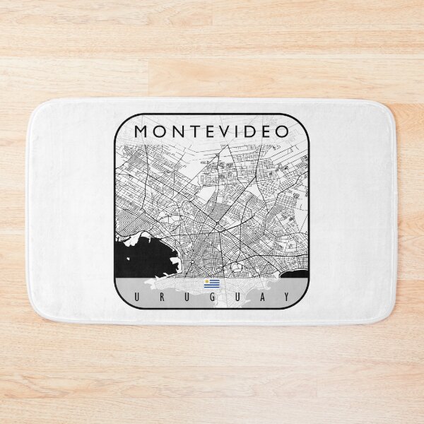 Item preview, MONTEVIDEO MAP URUGUAY designed and sold by hatimelhag.