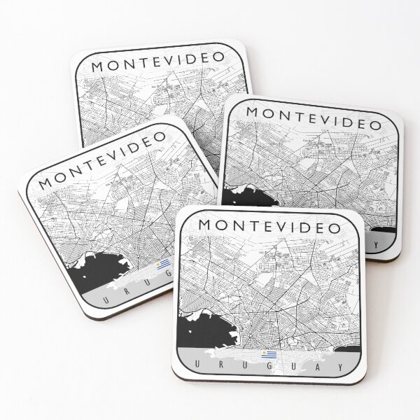 Item preview, MONTEVIDEO MAP URUGUAY designed and sold by hatimelhag.