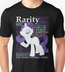 The Many Words of Rarity Unisex T-Shirt