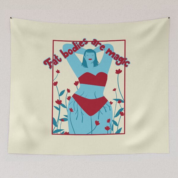 Item preview, Fat Bodies Are Magic designed and sold by incurablehippie.