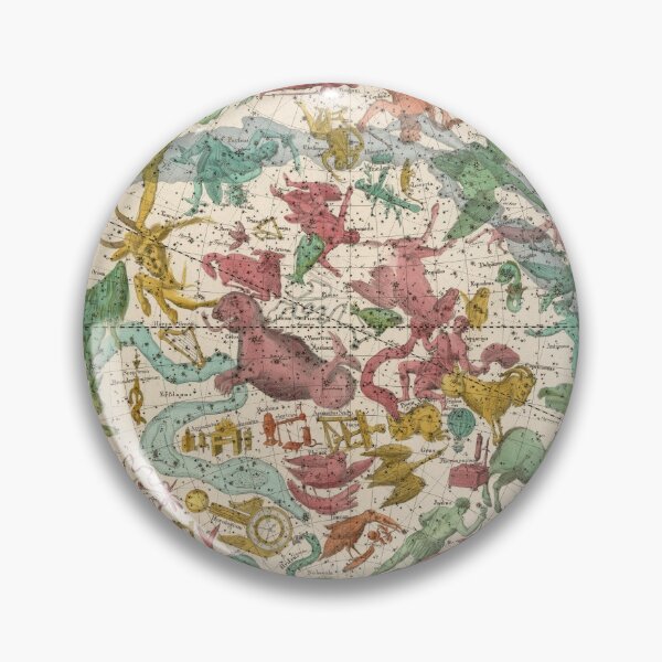 Item preview, Starry Hemisphere Rams: Constellations map in 1801  designed and sold by ganje.