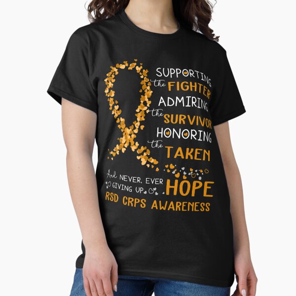 Vista previa del artículo con la obra «Apoyando la conciencia de Fighter RSD CRPS», diseñado y vendido por largellie.