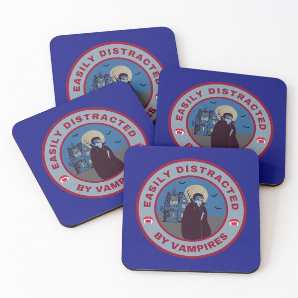 Item preview, Easily distracted by Vampires designed and sold by fev-rocks.