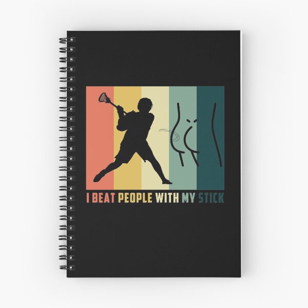 Item preview, Funny Lacrosse Gift Men Women I Beat People With My Stick Vintage designed and sold by Crazy Trendy Designs.