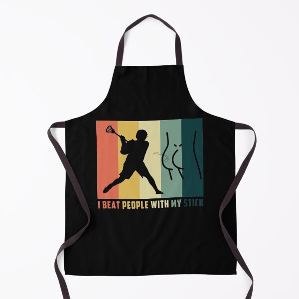 Item preview, Funny Lacrosse Gift Men Women I Beat People With My Stick Vintage designed and sold by Crazy Trendy Designs.