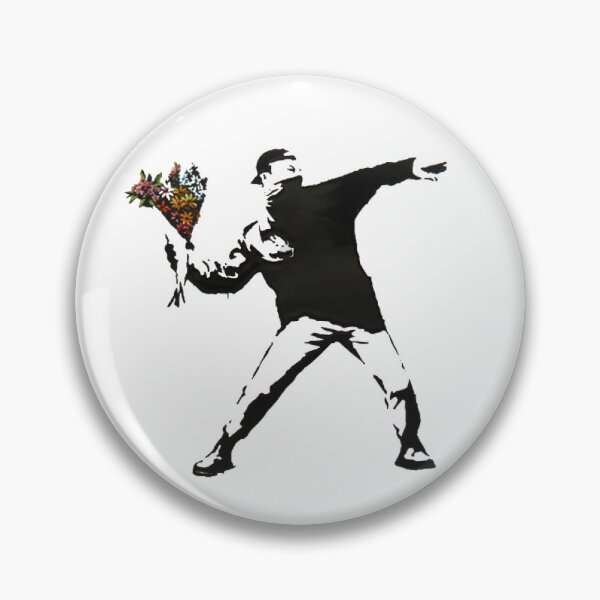 Item preview, Rage, Flower Thrower – Jerusalem #11 designed and sold by BanksyArtShop.