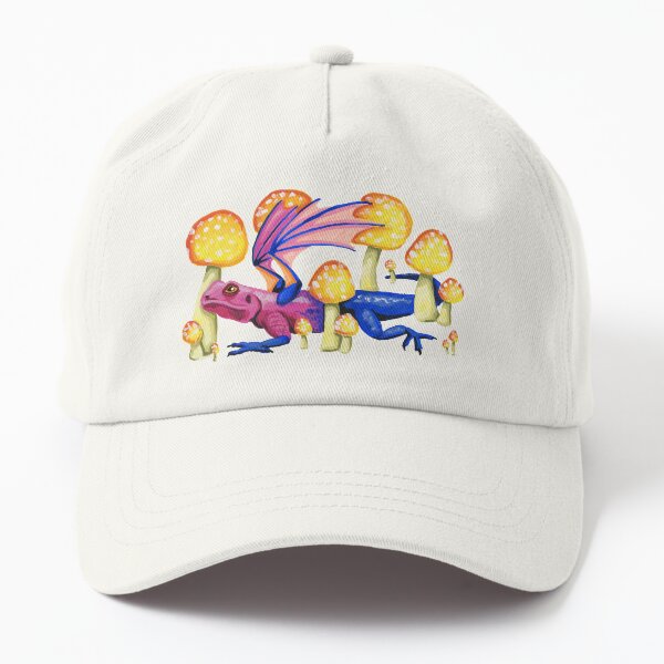 Agama Lizard | Yellow Orange Fly Agaric Dad Hat