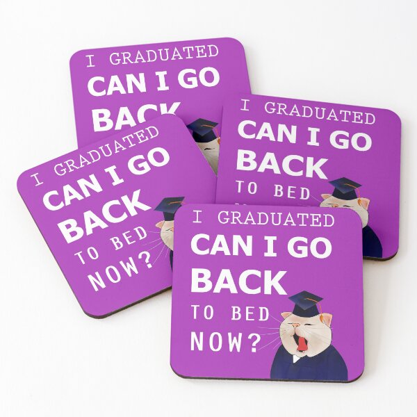 Item preview,  I graduated can I go back to bed now designed and sold by BeccaKenDesigns.