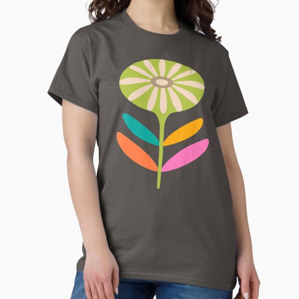 TAMI MOD FLORAL ROUND in Bright Multi-Colours - UnBlink Studio by Jackie Tahara Classic T-Shirt