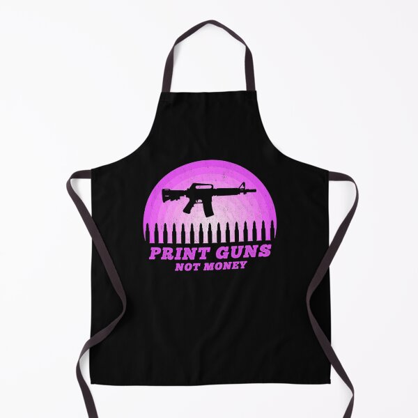 Item preview, Print Guns Not Money Pink Distressed Funny Guns Lover Vintage designed and sold by Crazy Trendy Designs.