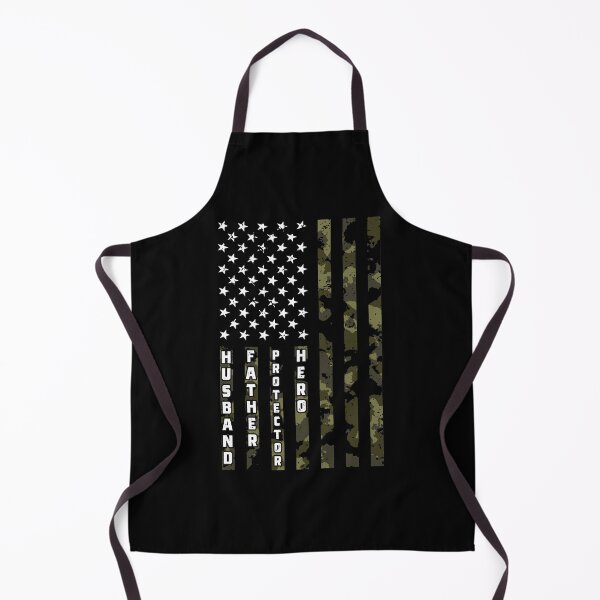 Item preview, Husband Father Protector Hero Army Military USA Flag designed and sold by Crazy Trendy Designs.