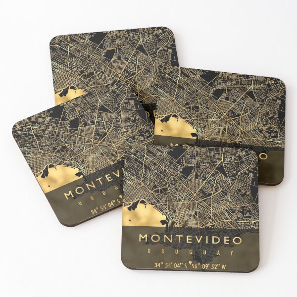Item preview, MONTEVIDEO MAP URUGUAY designed and sold by hatimelhag.