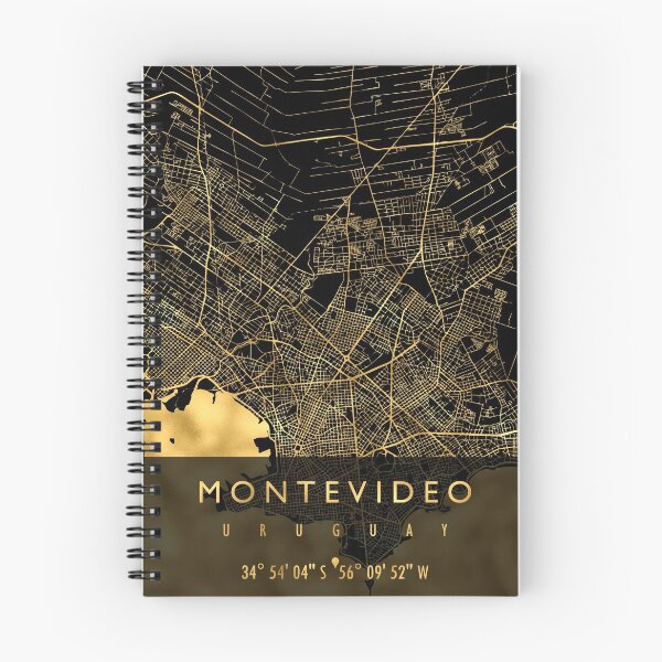 Aperçu de l'œuvre CARTE MONTEVIDEO URUGUAY créée et vendue par hatimelhag.