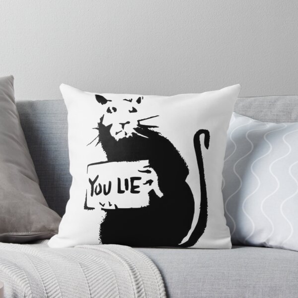 Item preview, You Lie Banksy Rat stencil designed and sold by gtcdesign.