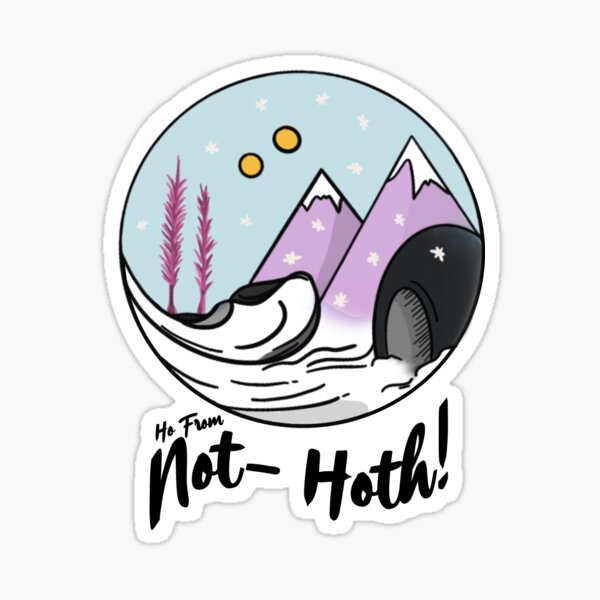 Ho From Not-Hoth! Sticker