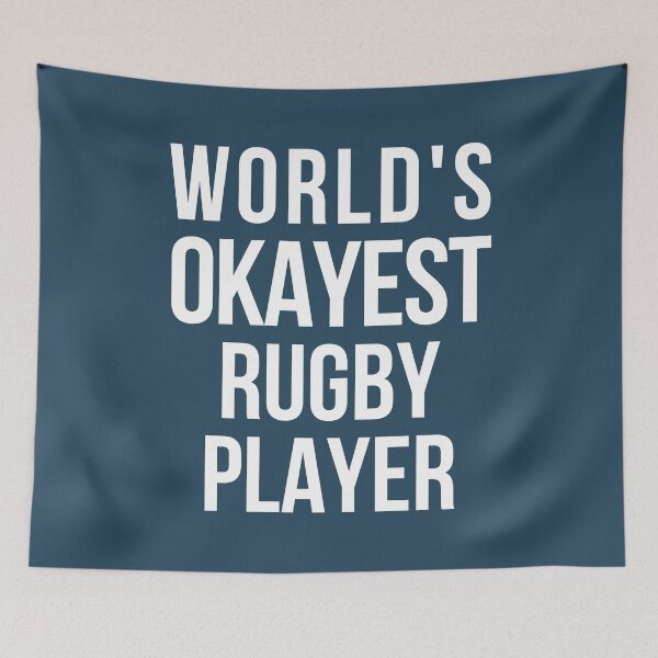 Item preview, Worlds Okayest Rugby Player designed and sold by CeciLop.