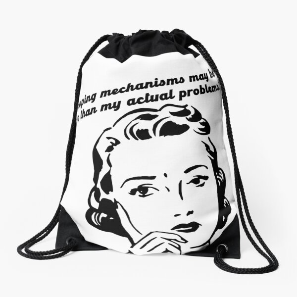 Aperçu de l'œuvre Mes mécanismes d'adaptation peuvent être pires que mes problèmes réels créée et vendue par k3rstman1.