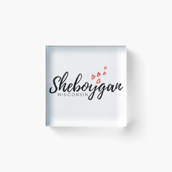 Item preview, Cute Sheboygan Wisconsin Hearts designed and sold by lovelylavenderJ.