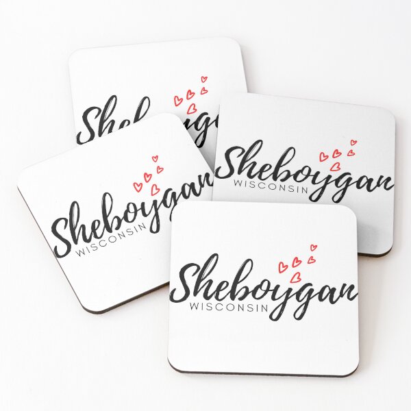Item preview, Cute Sheboygan Wisconsin Hearts designed and sold by lovelylavenderJ.