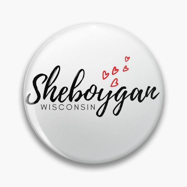 Item preview, Cute Sheboygan Wisconsin Hearts designed and sold by lovelylavenderJ.