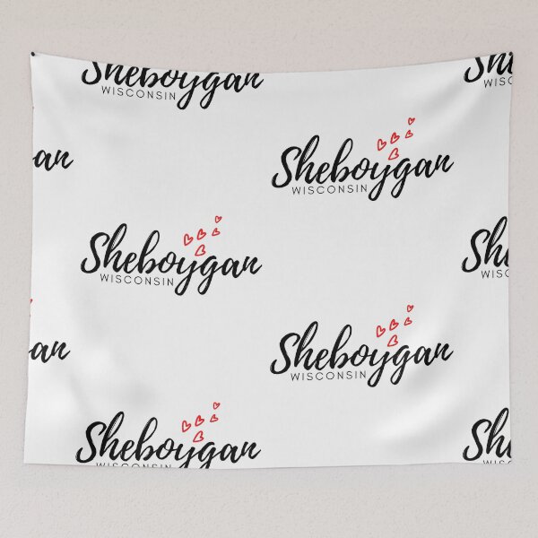 Item preview, Cute Sheboygan Wisconsin Hearts designed and sold by lovelylavenderJ.