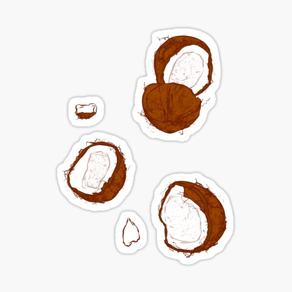 Coconut Sticker