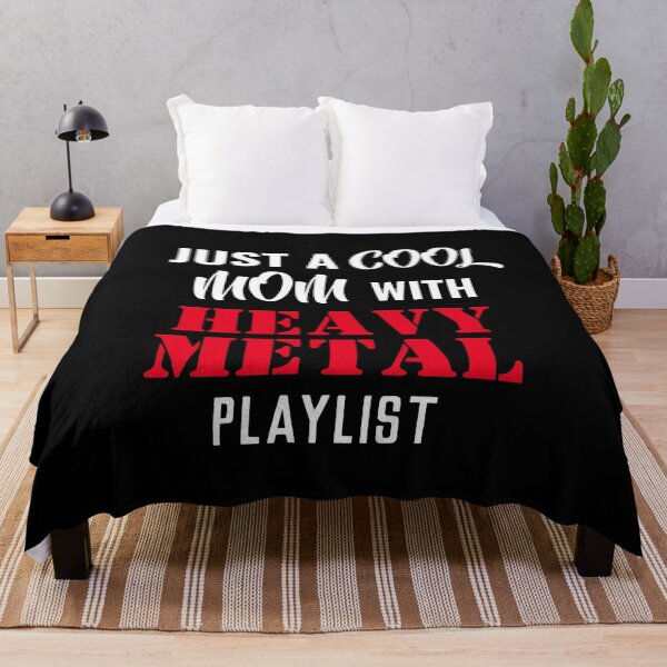 Item preview, Just A Cool Mom With Heavy Metal Playlist For Heavy Metal Mom - Heavy Metal Mom designed and sold by Funwithmusic.